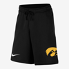 Nike College Club Fleece Swoosh Men's Shorts In Black