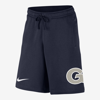 Nike College Club Fleece Swoosh Men's Shorts In Blue
