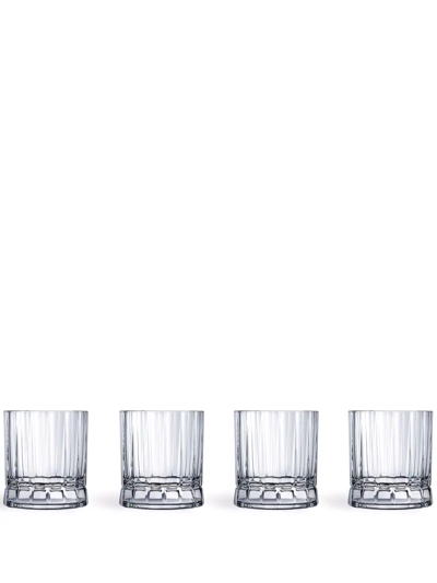 Nude Wayne Dof Set Of Four Whiskey Glasses In White