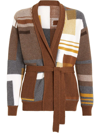 ERMENEGILDO ZEGNA INTARSIA-KNIT CASHMERE CARDIGAN