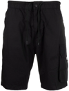 Calvin Klein Jeans Est.1978 Drawstring-waist Cargo Shorts In Black