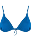Eres Mouna Triangle Bikini Top In Blue