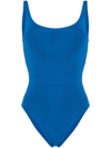 Eres Asia Low-back Roundneck One-piece Swimsuit In Mediterranean