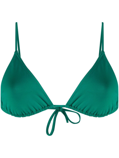 Eres Mouna Triangle Bikini Top In Cactus