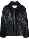 Cecilie Bahnsen Fuji Padded Jacket In Black