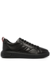Bally Logo-plaque Low Top Sneakers In Black