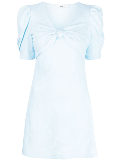B+ab Bow-detail Fitted Dress In Blue