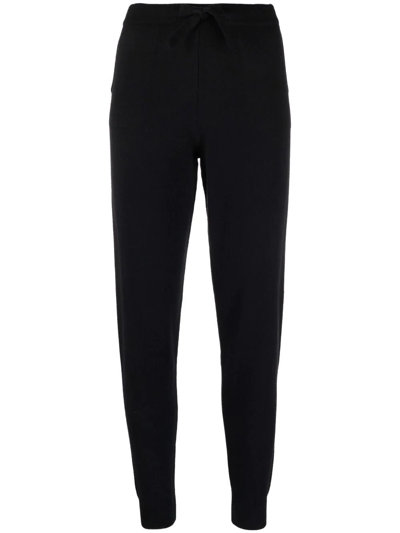 Paula Tapered-leg Cashmere Trousers In Black