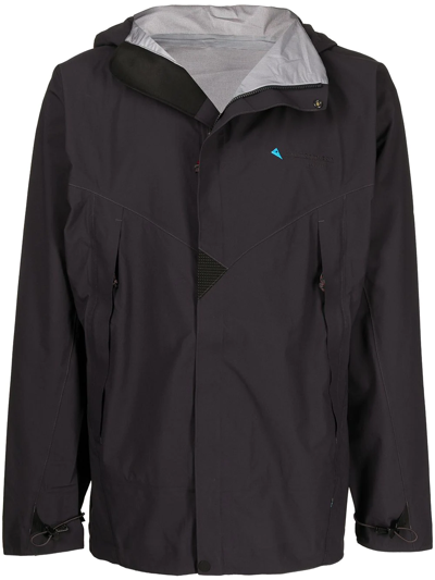 Klättermusen Asynja Hooded Rain Jacket In Black