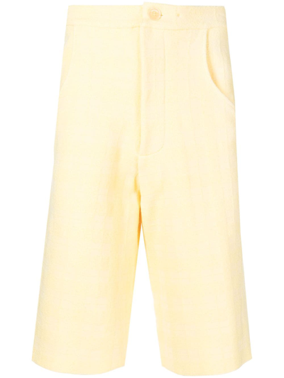 Jacquemus Knee-length Shorts In Yellow