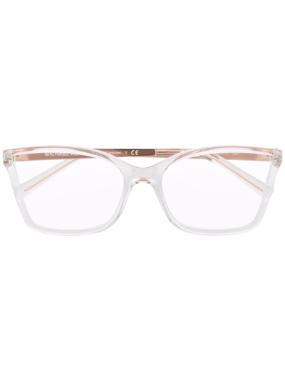 Michael Kors Square-frame Glasses In White