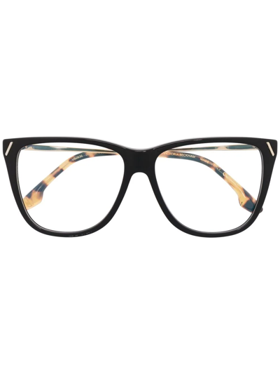 Victoria Beckham Square-frame Glasses In Black