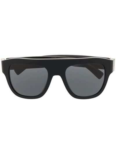 Dolce & Gabbana Oversized Square-frame Sunglasses In Black