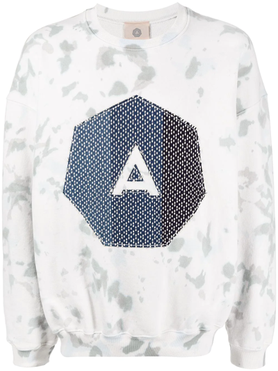 Alchemist Logo Crew-neck Sweatshirt In White