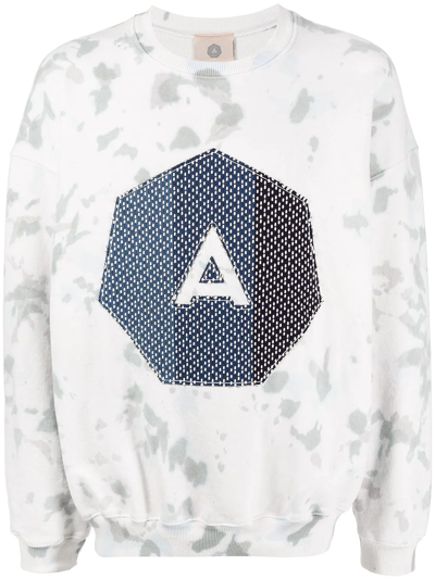 Alchemist Logo Crew-neck Sweatshirt In Tie-dye