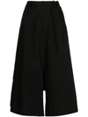 Y'S FLARED CULOTTE TROUSERS