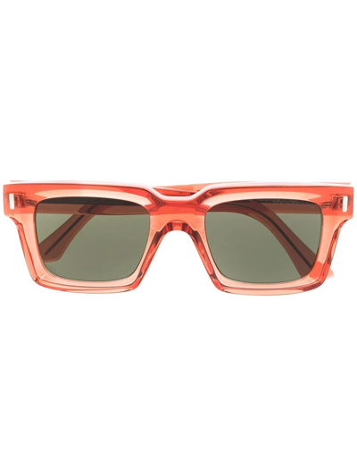 Cutler And Gross Square-frame Sunglasses In Orange