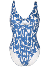 TORY BURCH FLORAL-PRINT SWIMSUIT