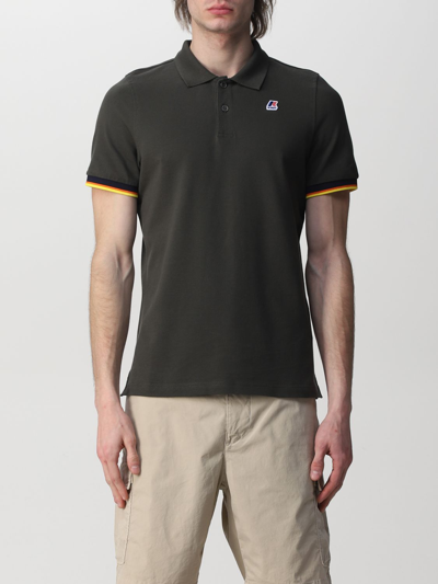 K-way Polo Shirt  Men In Military