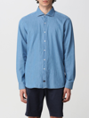 Fay Shirt  Men In Gnawed Blue