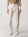 Dondup Jeans In Stretch Cotton Denim In White 1