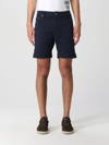 Dondup Shorts In Cotton Blend In Blue