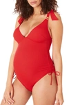 CACHE COEUR PORTO VECCHIO MATERNITY ONE-PIECE SWIMSUIT