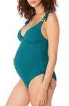 CACHE COEUR CACHE COEUR PORTO VECCHIO MATERNITY ONE-PIECE SWIMSUIT