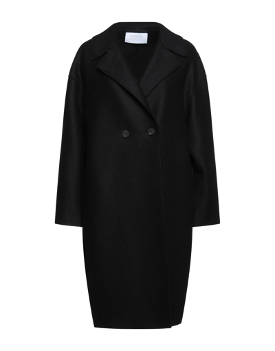 Harris Wharf London Coats In Black