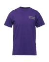 Backsideclub T-shirts In Purple