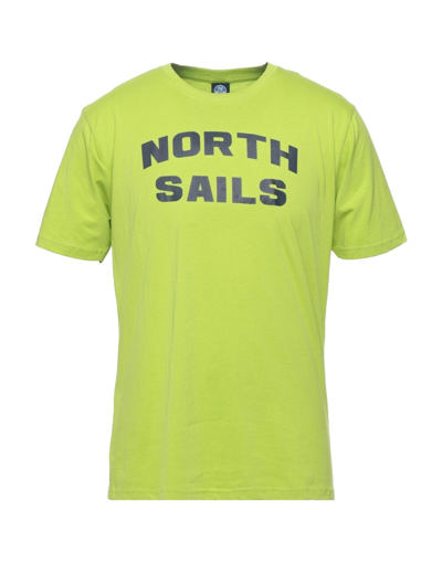 North Sails T-shirts In Yellow