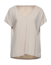 Majestic T-shirts In Beige