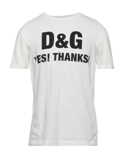 Dolce & Gabbana T-shirts In Ivory