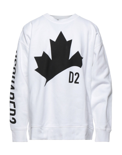 Dsquared2 Sweatshirts In White