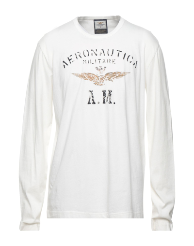 Aeronautica Militare T-shirts In Ivory