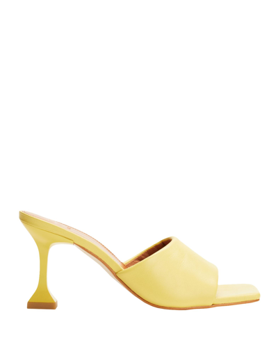 8 By Yoox Sandals In Yellow