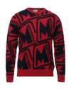 Moncler Sweaters In Red