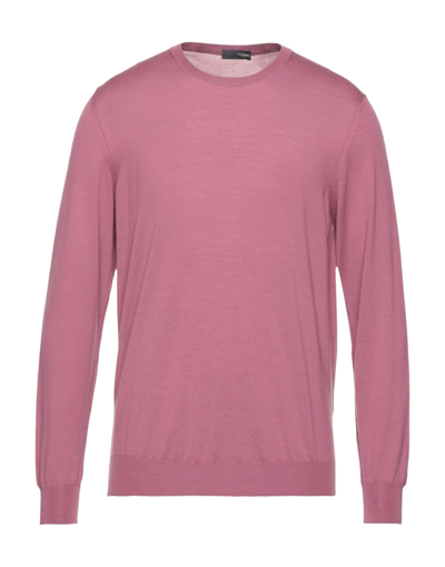 Drumohr Sweaters In Mauve
