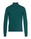 Brooksfield Turtlenecks In Deep Jade