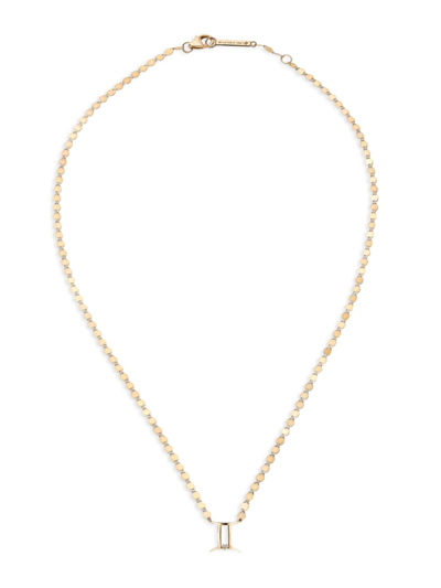 Lana Jewelry Women's Twenty 14k Gold & Diamond Gemini Necklace