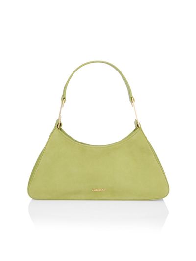 Cult Gaia Aliza Leather Shoulder Bag In Palm