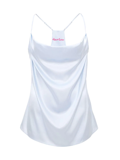 Robert Graham Rosa Stretch Silk Camisole In Light Blue