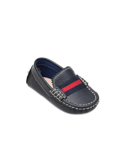 Elephantito Baby Boy's Striped Club Loafers In Navy