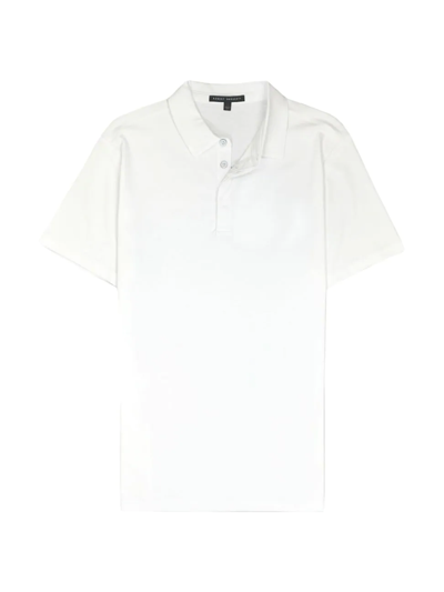 Robert Barakett Georgia Pima Cotton Polo Shirt In White