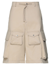 Moncler Cropped Pants In Beige