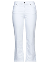 Liu •jo Cropped Pants In White