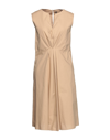Manila Grace Midi Dresses In Sand