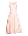 Alexander Mcqueen Midi Dresses In Pink