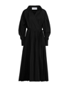 Valentino Midi Dresses In Black