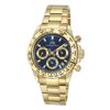Porsamo Bleu Women's Alexis Stainless Steel Bracelet Watch 922bals In Blue / Gold Tone / Yellow